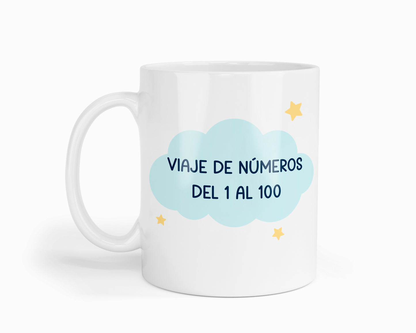 Taza "Viaje de Números 1-100 - Edición Colorida"