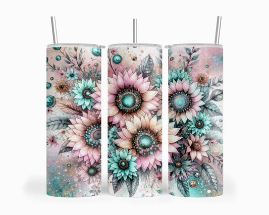 Tumbler "Boho Flower"