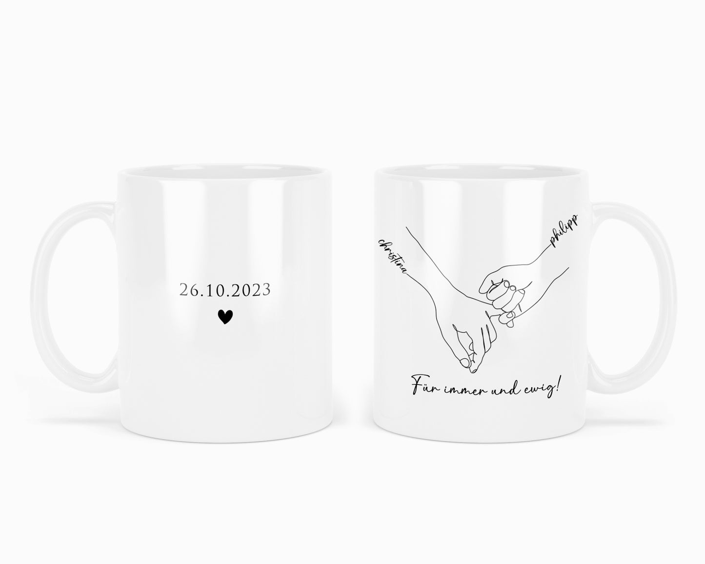 Taza "Couple Hands"