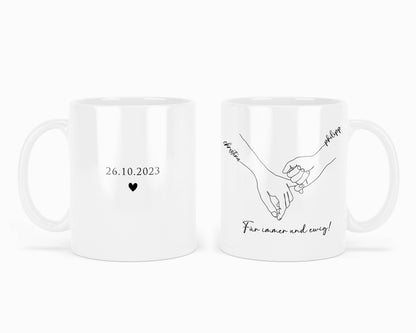 Taza "Couple Hands"