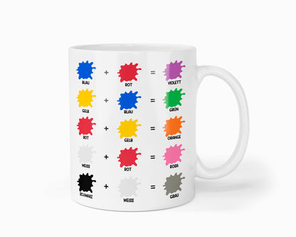 Taza "Mundo de Colores" (personalizable)