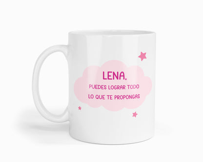 Taza "Tabla 1x1 - Edición Rosa" (Personalizable)